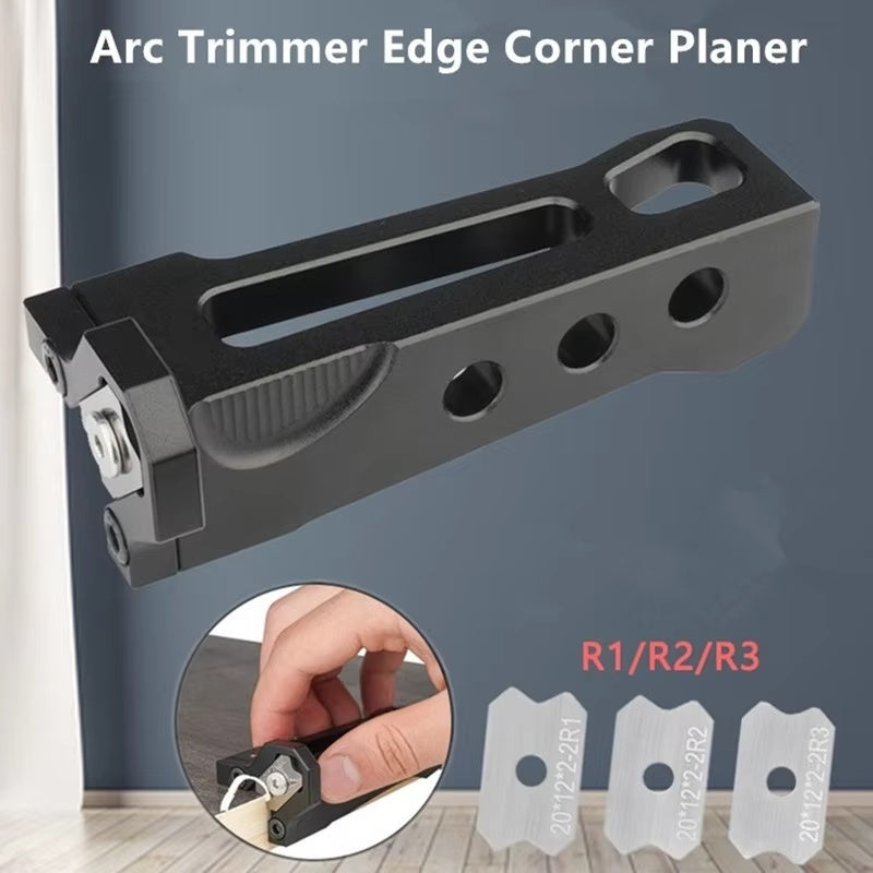 Woodworking Edge Banding Trimmer - Manual Planer Wood Chamfering Fillet Scraper Board Deburring Tool