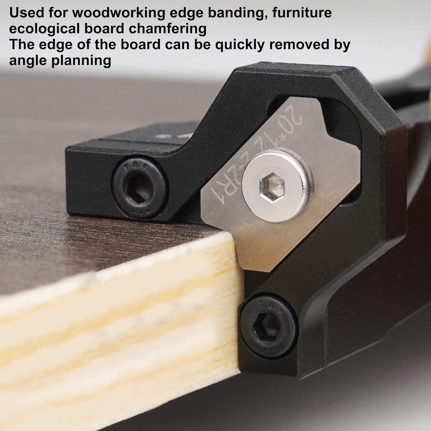 Woodworking Edge Banding Trimmer - Manual Planer Wood Chamfering Fillet Scraper Board Deburring Tool