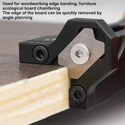Woodworking Edge Banding Trimmer - Manual Planer Wood Chamfering Fillet Scraper Board Deburring Tool