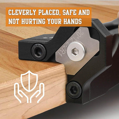 Woodworking Edge Banding Trimmer - Manual Planer Wood Chamfering Fillet Scraper Board Deburring Tool