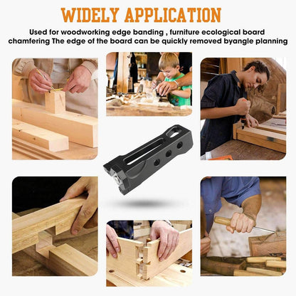 Woodworking Edge Banding Trimmer - Manual Planer Wood Chamfering Fillet Scraper Board Deburring Tool
