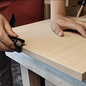 Woodworking Edge Banding Trimmer - Manual Planer Wood Chamfering Fillet Scraper Board Deburring Tool