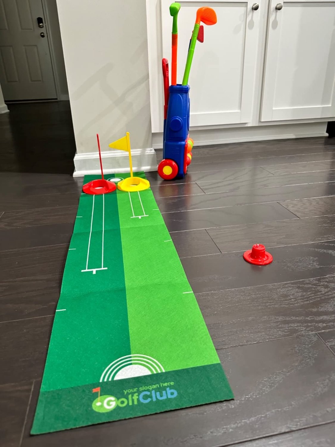 Young Golfers Fun Beginners Golf Club Play Set Kit for Kids – Golf Clubs, Cart, Holes and Play Balls Included