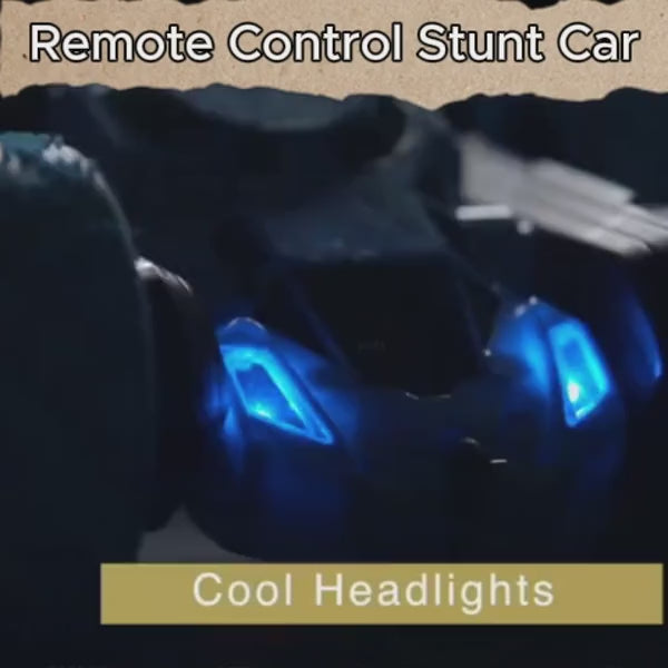 2,4G Remote Control Stunt Car with 360° Rotation, Double Sided Driving, Safe for Ages 6+