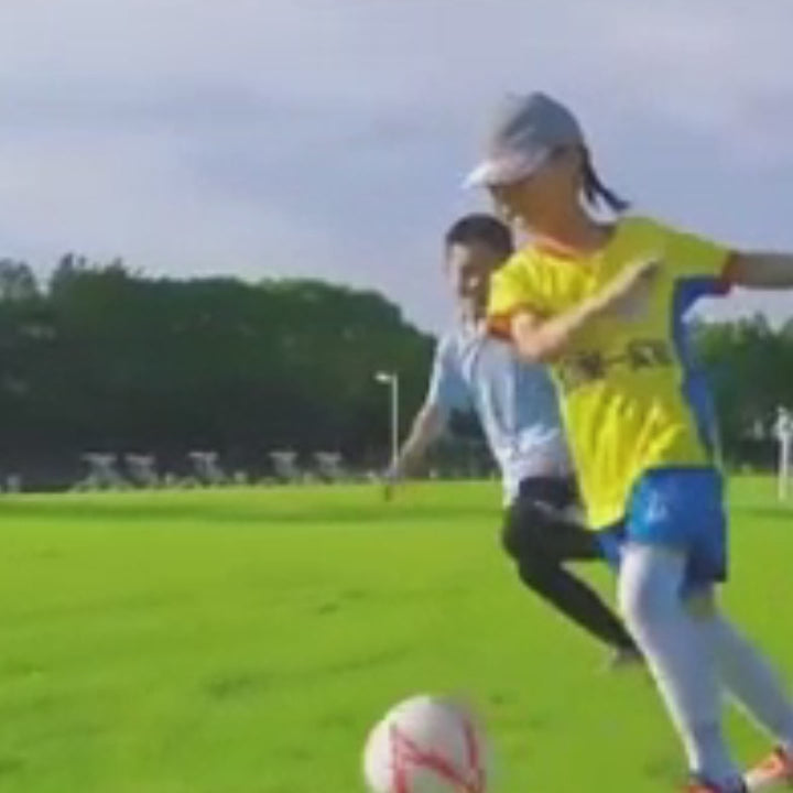 Foldable Kids Soccer Goal Set with Ball & Ground Stakes – Easy-to-Assemble Football Gate for Backyard Fun, Park Games & Training