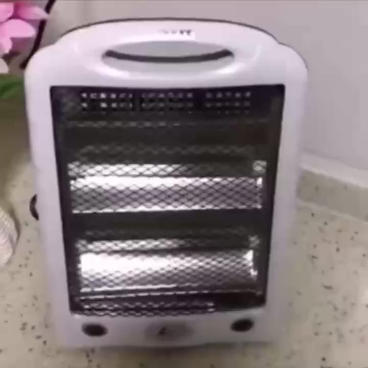 Infrared Quartz Space Heater – 300W, 600W Portable Electric Radiant Halogen Heater with Safe Materials