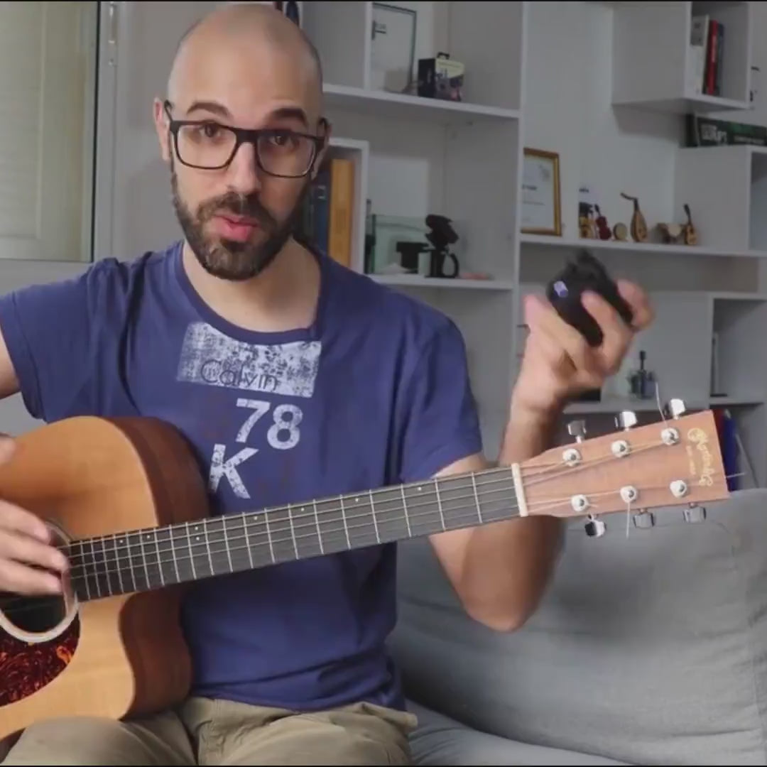 Roadie 3 Automatic Guitar Tuner & Metronome for Professional Guitar Players, Gifts for Musicians