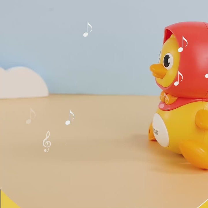 Dancing Duck Toy with Music, Lights and Walking, Safe for Ages 6 Months+
