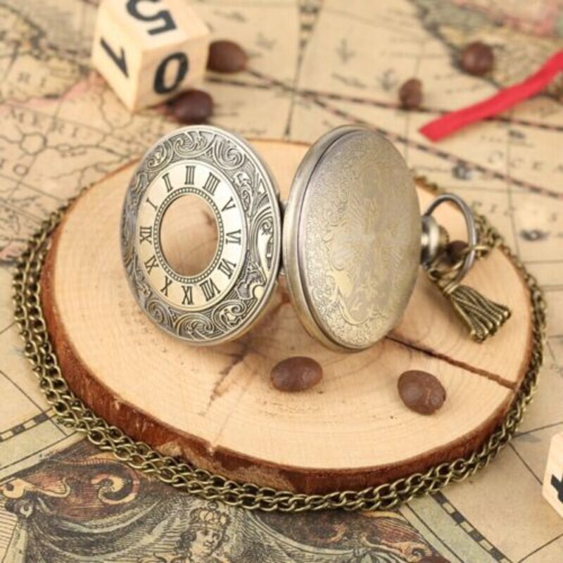 Vintage Gold Half Hunter Pocket Watch